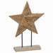 60cm Wooden Christmas Star - Rustic Teak Wood Design | Handcrafted Festive Decoration VIDAXL - Little and Giant Explorers vidaXL