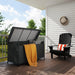 Rattan Storage Box in Black 627 L - Little and Giant Explorers Outsunny