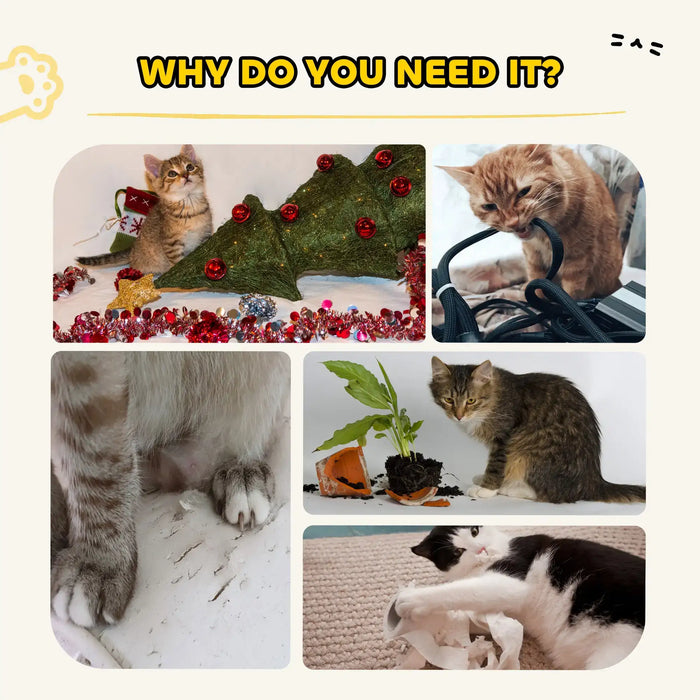 63cm Cat Scratching Post – Tall Dual-Texture Post | Sisal and Corrugated Cardboard PAWHUT - Little and Giant Explorers PawHut