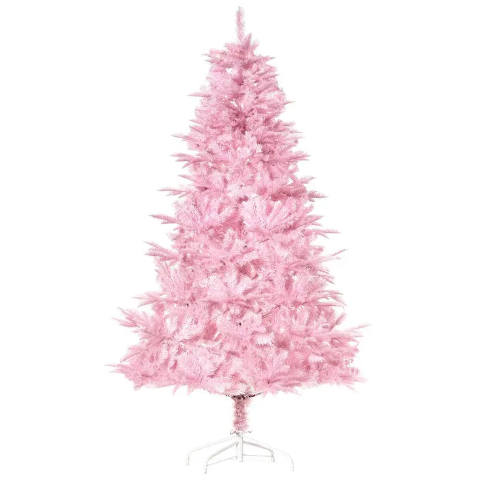 6FT Artificial Christmas Tree in Pink - Little and Giant Explorers HOMCOM