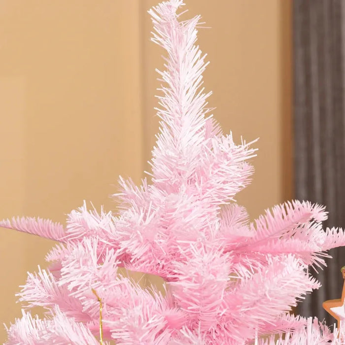 6FT Artificial Christmas Tree in Pink - Little and Giant Explorers HOMCOM