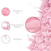 6FT Artificial Christmas Tree in Pink - Little and Giant Explorers HOMCOM