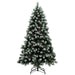 6ft Artificial Christmas Tree | Snow-Dipped Pine with Cones - 774 Tips HOMCOM - Little and Giant Explorers HOMCOM