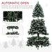 6ft Artificial Christmas Tree | Snow-Dipped Pine with Cones - 774 Tips HOMCOM - Little and Giant Explorers HOMCOM