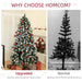6ft Artificial Christmas Tree | Snow-Dipped Pine with Cones - 774 Tips HOMCOM - Little and Giant Explorers HOMCOM
