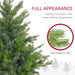 6FT Artificial Christmas Tree with 1821 Tips and Metal Base - Little and Giant Explorers HOMCOM