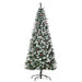 6FT Artificial Pencil Christmas Tree with Red Berries and Pinecones - Little and Giant Explorers HOMCOM