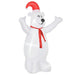 6FT Christmas Inflatable Bear - Little and Giant Explorers HOMCOM