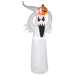 6ft Halloween Inflatable Ghost with Pumpkin | LED Lights - Indoor and Outdoor Use HOMCOM - Little and Giant Explorers HOMCOM