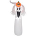 6ft Halloween Inflatable Ghost with Pumpkin | LED Lights - Indoor and Outdoor Use HOMCOM - Little and Giant Explorers HOMCOM