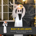 6ft Halloween Inflatable Ghost with Pumpkin | LED Lights - Indoor and Outdoor Use HOMCOM - Little and Giant Explorers HOMCOM