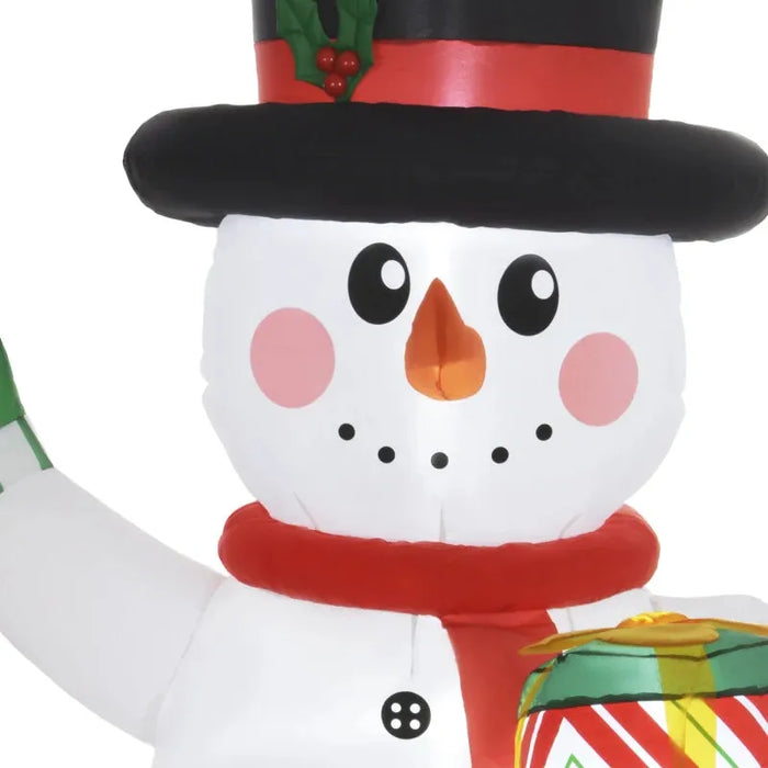 6FT Inflatable Christmas Snowman with Accessories - Little and Giant Explorers Outsunny