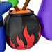 6FT Inflatable Halloween Witches and Cauldron with LEDs - Little and Giant Explorers HOMCOM