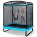 6FT Kids Trampoline with Swing and Enclosure Safety Net in Blue - Little and Giant Explorers Costway