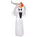 6FT LED Halloween Inflatable Ghost with Pumpkin - Little and Giant Explorers HOMCOM