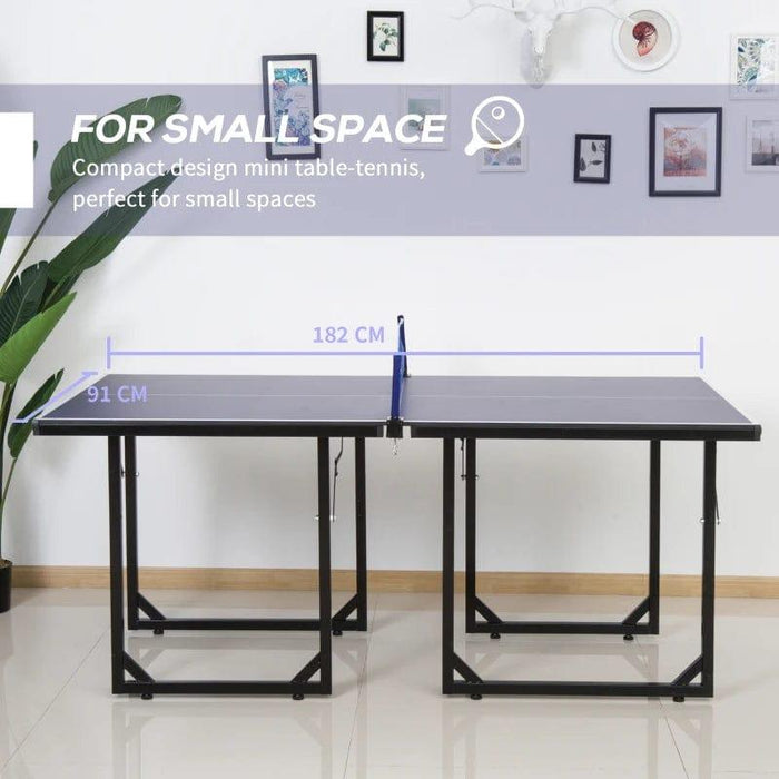 6FT Mini Table Tennis and Ping Pong Folding Table with Net - Little and Giant Explorers