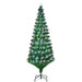 6FT Multicoloured Artificial Christmas Tree with Fibre Optics Pre-Lit - Little and Giant Explorers HOMCOM