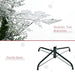 6FT Pencil Snow Flocked Artificial Christmas Tree with Realistic Cypress Branches - Little and Giant Explorers HOMCOM