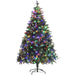 6FT Pre-lit Artificial Christmas Tree with Dual Colour LED Light - Little and Giant Explorers HOMCOM