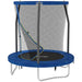 6FT Outdoor Trampoline with Safety Net | Blue and Black - Little and Giant Explorers SPORTNOW