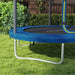 6FT Outdoor Trampoline with Safety Net | Blue and Black - Little and Giant Explorers SPORTNOW