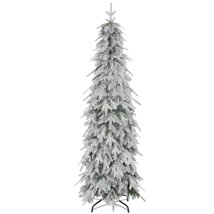 6FT Snow-Covered Artificial Christmas Tree - Little and Giant Explorers HOMCOM