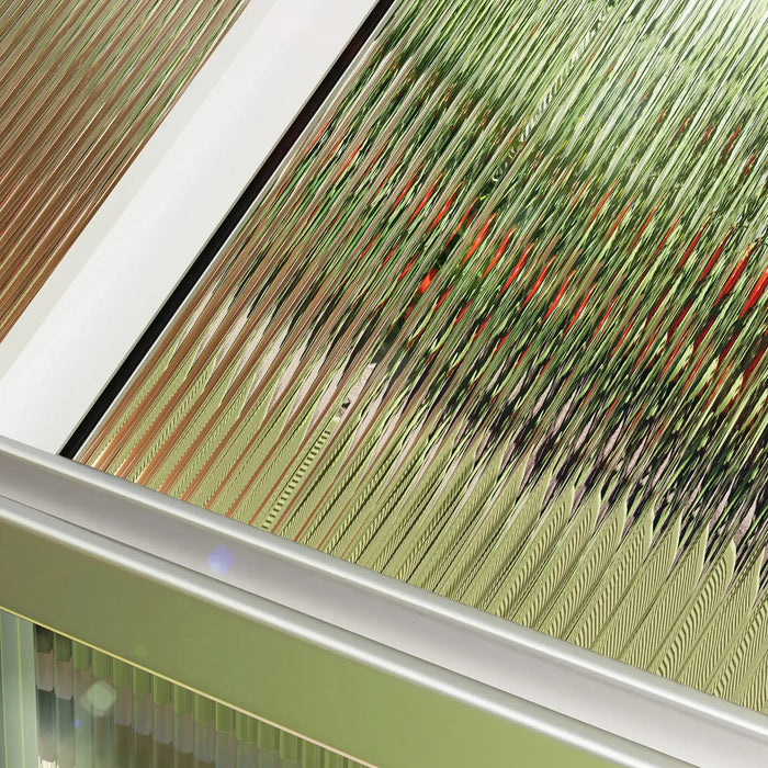 Close-up of a metallic surface with reflective properties