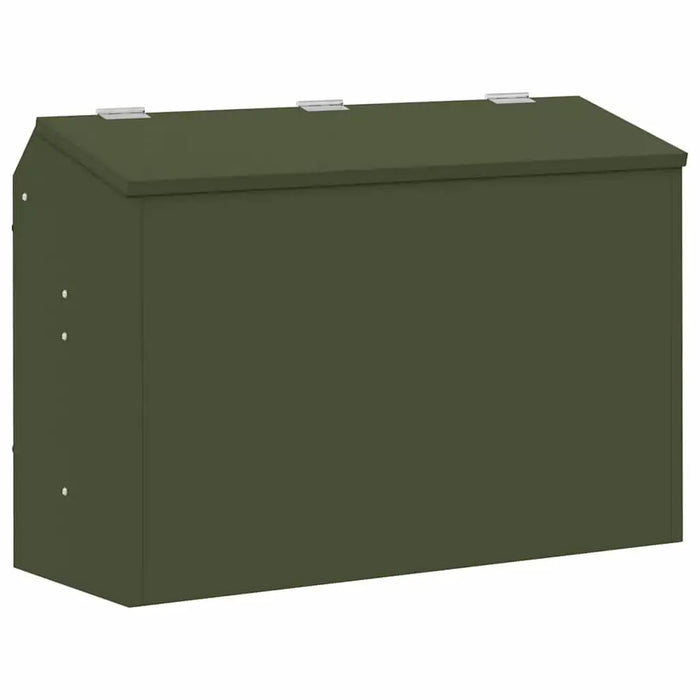 6kg Metal Rabbit Feeder – Olive Green | Cold-Rolled Steel with Clips and Drainage Holes VIDAXL - Little and Giant Explorers