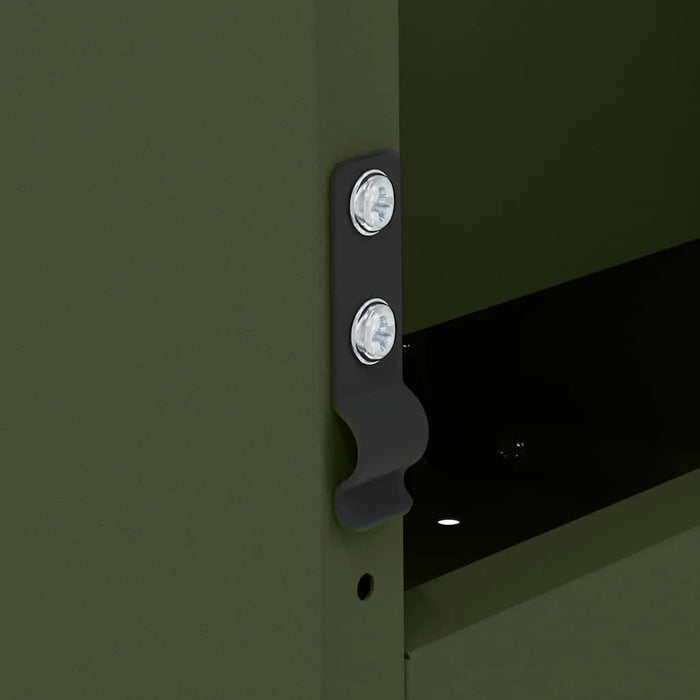 6kg Metal Rabbit Feeder – Olive Green | Cold-Rolled Steel with Clips and Drainage Holes VIDAXL - Little and Giant Explorers