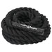 6m Battle Rope – Black | 38mm Diameter - Heavy-Duty Strength and Endurance Training Rope VIDAXL - Little and Giant Explorers vidaXL