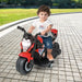 6V 2-in-1 Kids Electric Ride-On Motorbike – Red | Convertible 2/3-Wheel Design COSTWAY - Little and Giant Explorers Costway