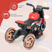 6V 2-in-1 Kids Electric Ride-On Motorbike – Red | Convertible 2/3-Wheel Design COSTWAY - Little and Giant Explorers Costway
