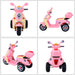 6V 3-Wheel Kids Electric Ride-On Motorcycle – Pink | Foot Pedal Control HOMCOM - Little and Giant Explorers HOMCOM