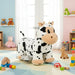 6V Animal Plush Ride-On Toy – Cow | Soft Washable Cover and Music Function COSTWAY - Little and Giant Explorers