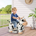 6V Animal Plush Ride-On Toy – Cow | Soft Washable Cover and Music Function COSTWAY - Little and Giant Explorers