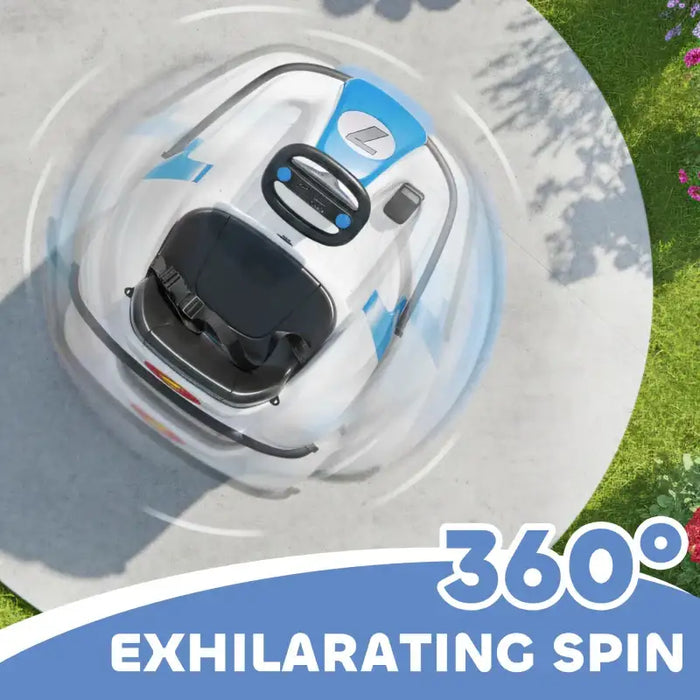 6V Kids Electric Bumper Car – Blue | 360° Spinning Ride-On with Music, Horn and Safety Belt AIYAPLAY - Little and Giant Explorers AIYAPLAY