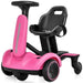 6V Kids Electric Drift Car – Pink | 360° Spin - Adjustable Seat COSTWAY - Little and Giant Explorers Costway