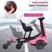 6V Kids Electric Drift Car – Pink | 360° Spin - Adjustable Seat COSTWAY - Little and Giant Explorers Costway