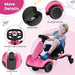 6V Kids Electric Drift Car – Pink | 360° Spin - Adjustable Seat COSTWAY - Little and Giant Explorers Costway