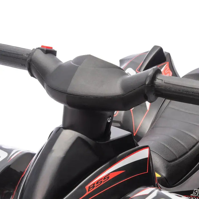 6V Kids Electric Quad Bike – Black | Built-in Music and Forward Function AIYAPLAY - Little and Giant Explorers AIYAPLAY