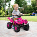 6V Kids Electric Quad Bike – Pink | Built-in Music and Forward Function AIYAPLAY - Little and Giant Explorers AIYAPLAY