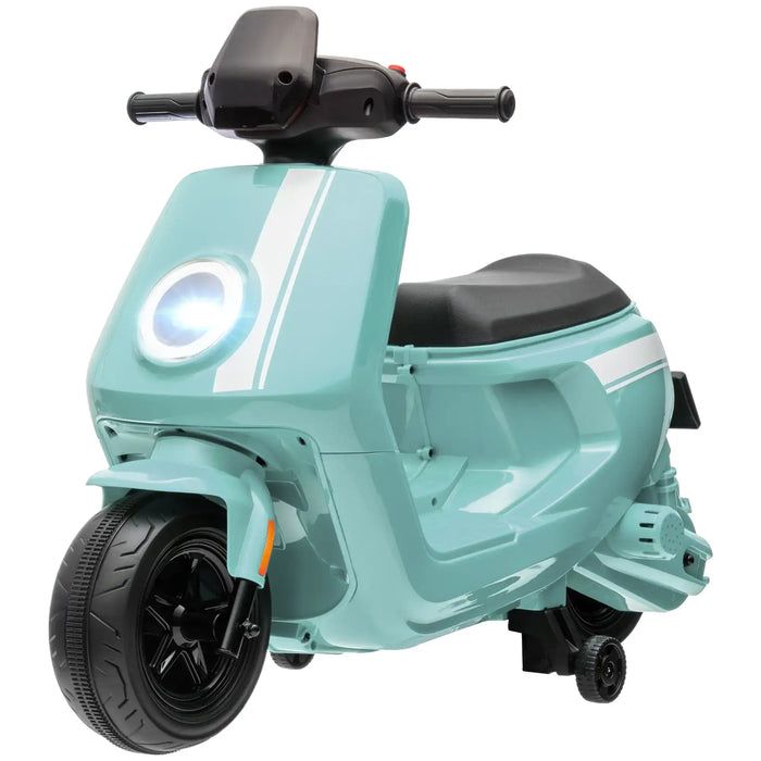 6V Kids Electric Ride-On Motorbike – Green | Dual Motors - Adjustable Speed 1.5–3km/h AIYAPLAY - Little and Giant Explorers AIYAPLAY