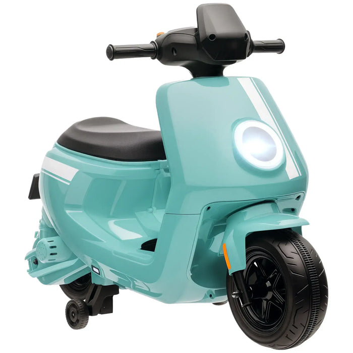 6V Kids Electric Ride-On Motorbike – Green | Dual Motors - Adjustable Speed 1.5–3km/h AIYAPLAY - Little and Giant Explorers AIYAPLAY