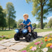 6V Kids Ride-On Quad Bike - Black | Music and LED Headlights AIYAPLAY - Little and Giant Explorers AIYAPLAY