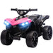 6V Kids Ride-On Quad Bike - Pink | Music and LED Headlights AIYAPLAY - Little and Giant Explorers AIYAPLAY