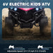 6V Kids Ride-On Quad Bike - Pink | Music and LED Headlights AIYAPLAY - Little and Giant Explorers AIYAPLAY
