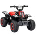 Electric Quad Bike for Kids with Headlights in Red 6V - Little and Giant Explorers AIYAPLAY