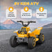 6V Kids Ride-On Quad Bike - Yellow | Forward and Reverse - LED Headlights AIYAPLAY - Little and Giant Explorers AIYAPLAY
