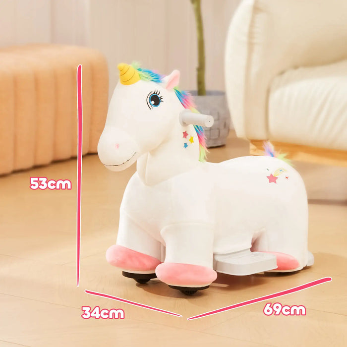 6V Kids Ride-On Unicorn | Magical Electric Adventure - Little and Giant Explorers AIYAPLAY