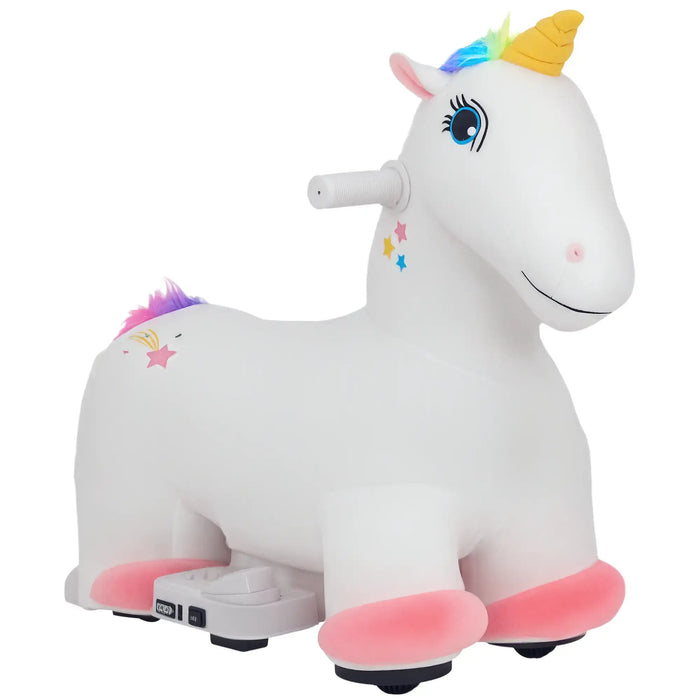 6V Kids Ride-On Unicorn | Magical Electric Adventure - Little and Giant Explorers AIYAPLAY